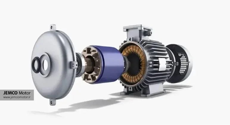 در این عکس الکتروموتور ضد انفجار را میبینید.