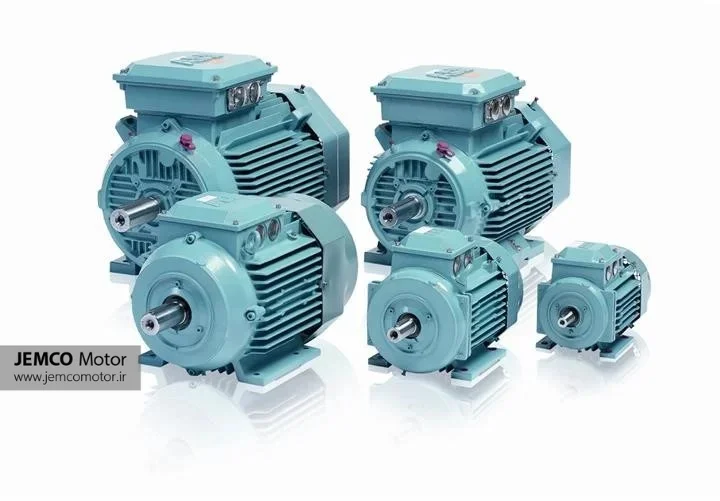 در این تصویر الکتروموتور ضد انفجار ABB را مشاهده میکنید.