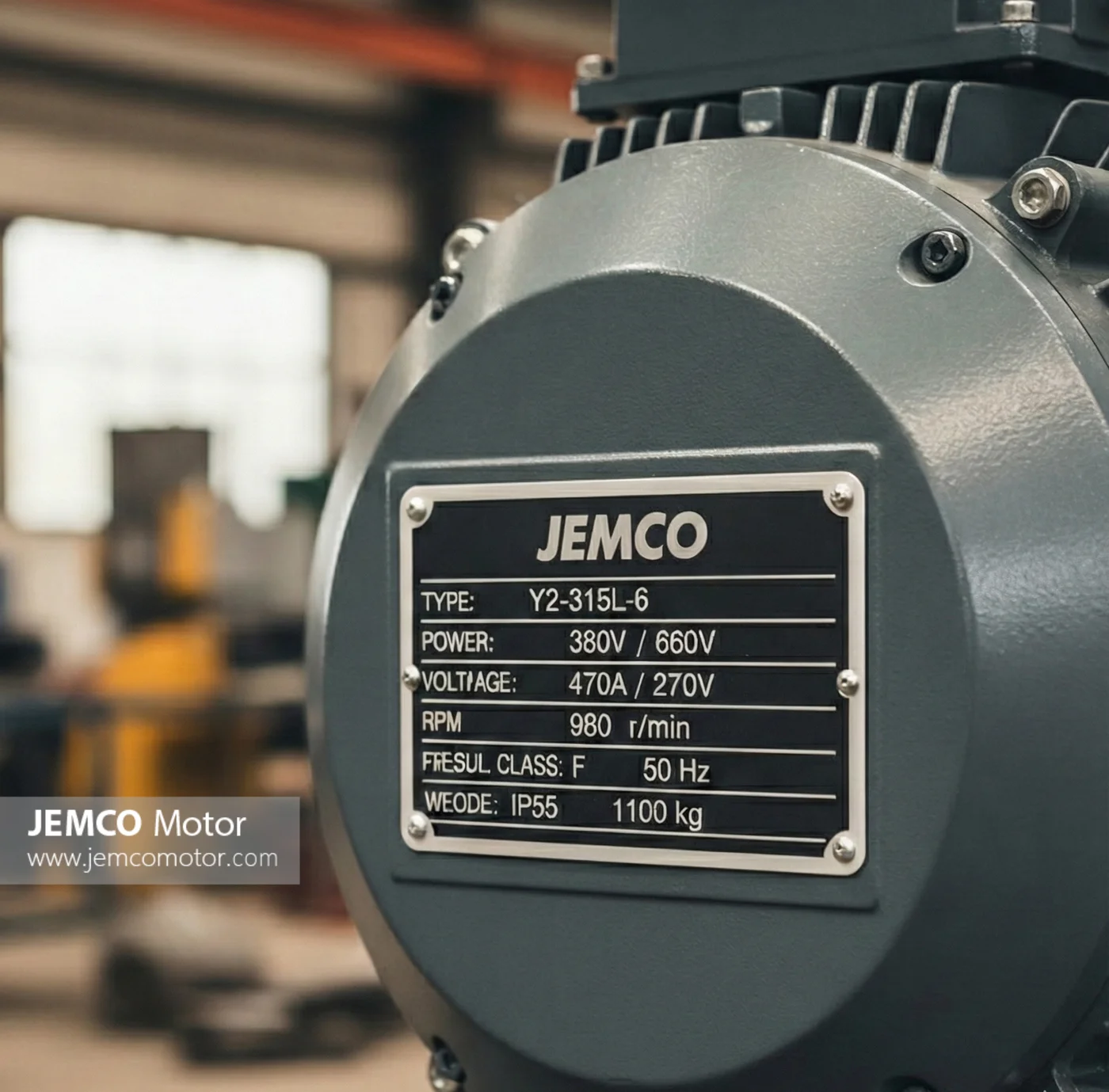 الکتروموتور AC سه‌فاز صنعتی