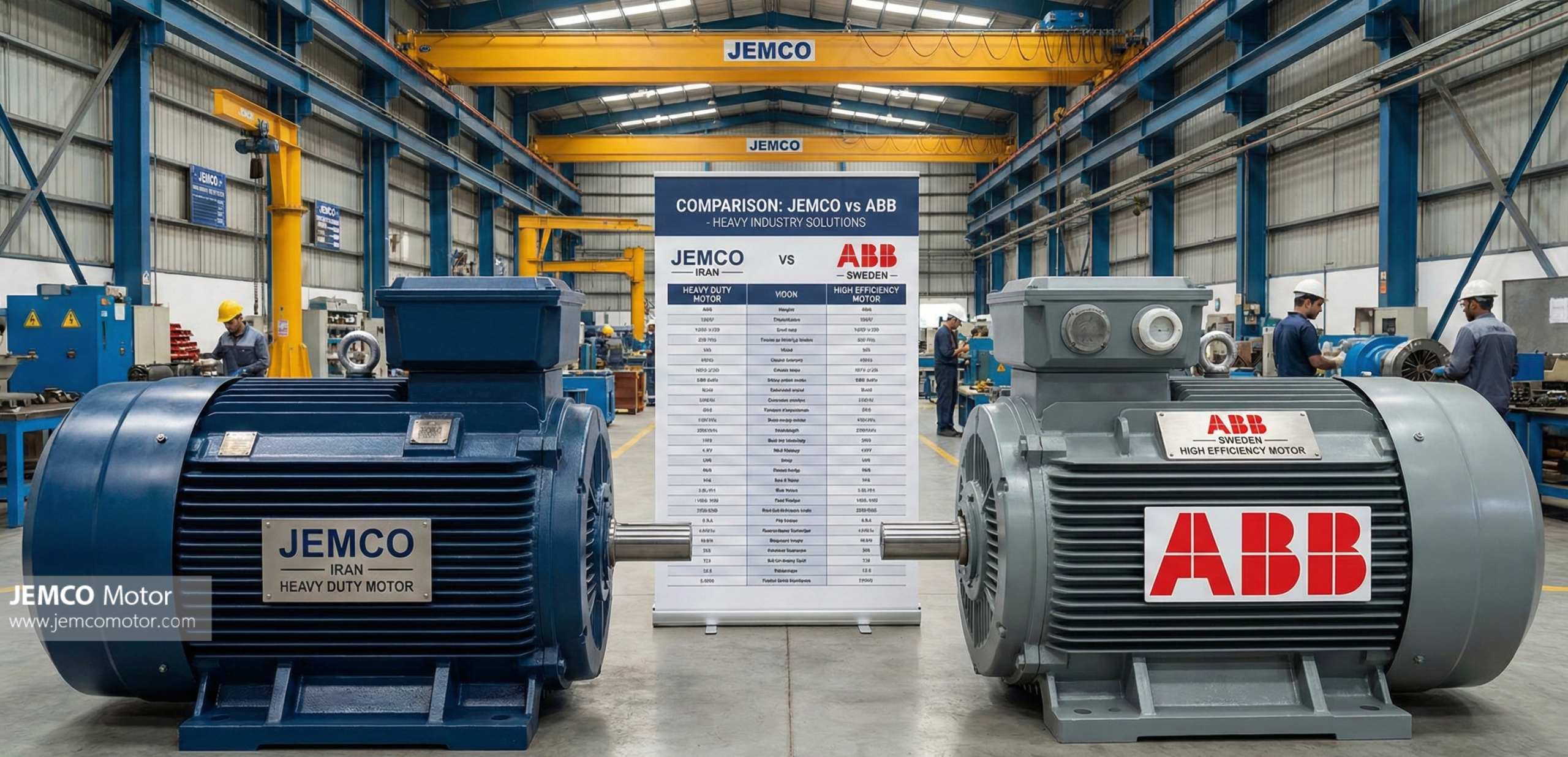 الکتروموتور جمکو یا ABB