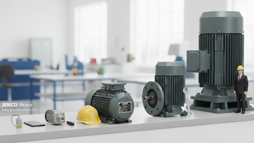 تفاوت اندازه و کاربرد الکتروموتور AC